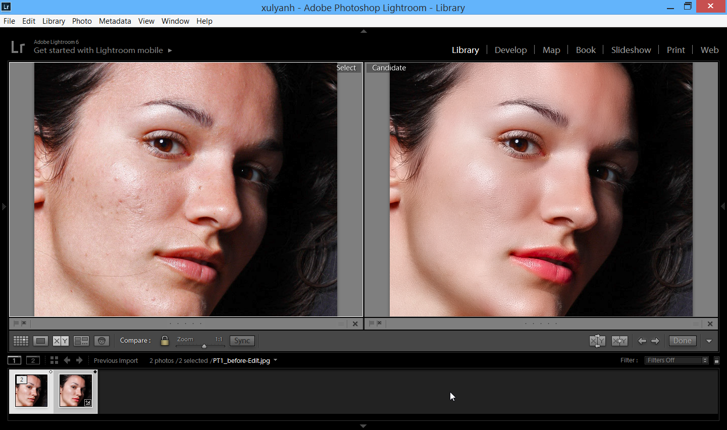 lightroom bang portraiture